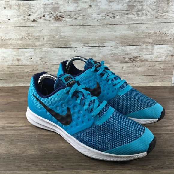 Nike Shoes - Nike Downshifter 7 Blue White Running Shoe